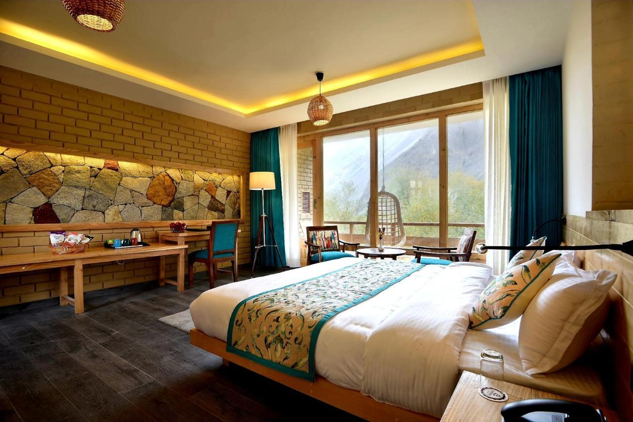 Stone Hedge Hotel Nubra Exterior foto