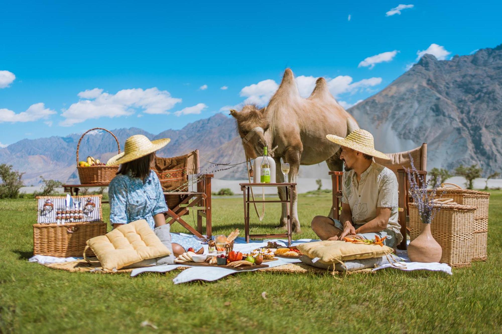 Stone Hedge Hotel Nubra Exterior foto