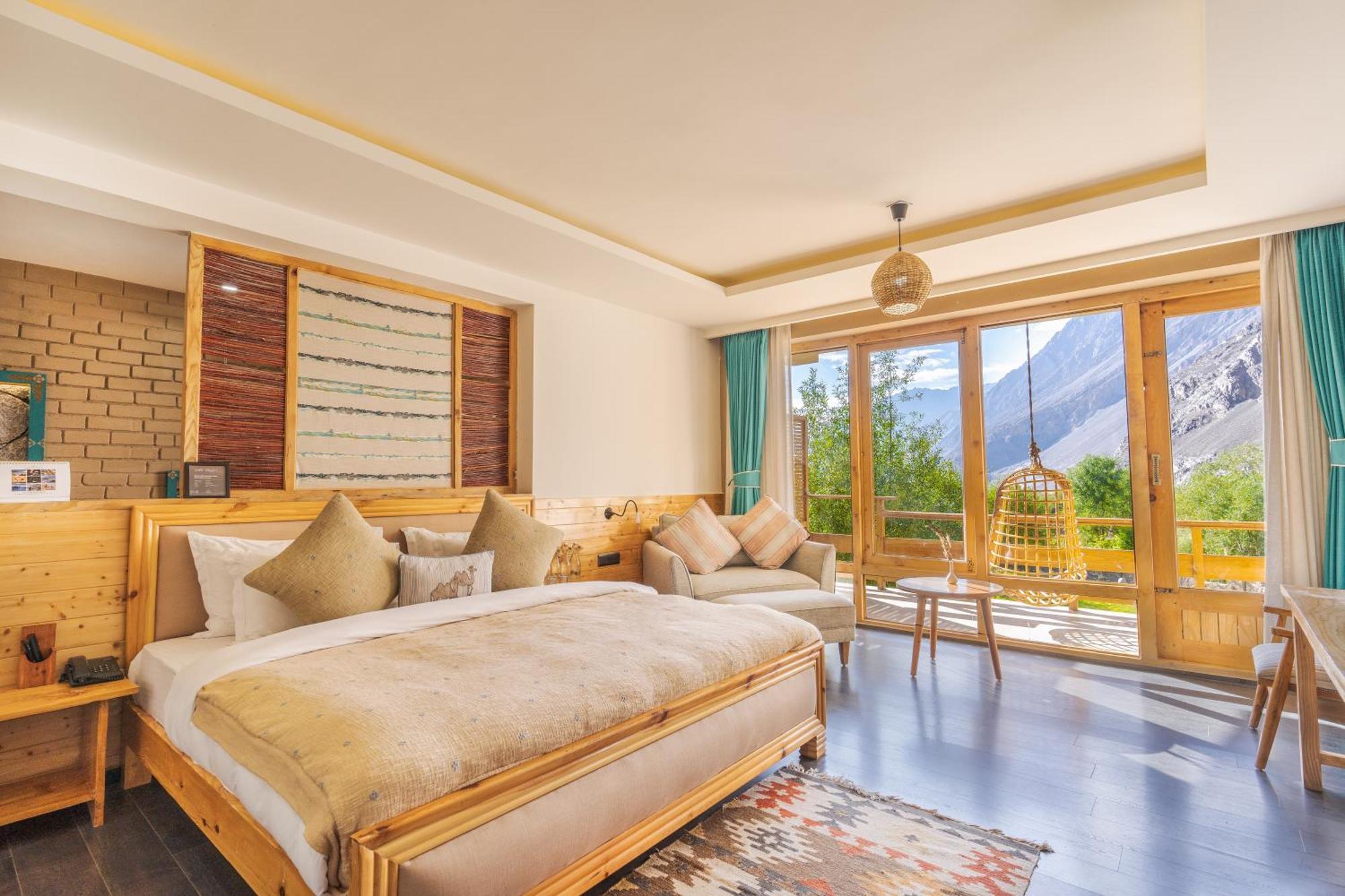 Stone Hedge Hotel Nubra Exterior foto